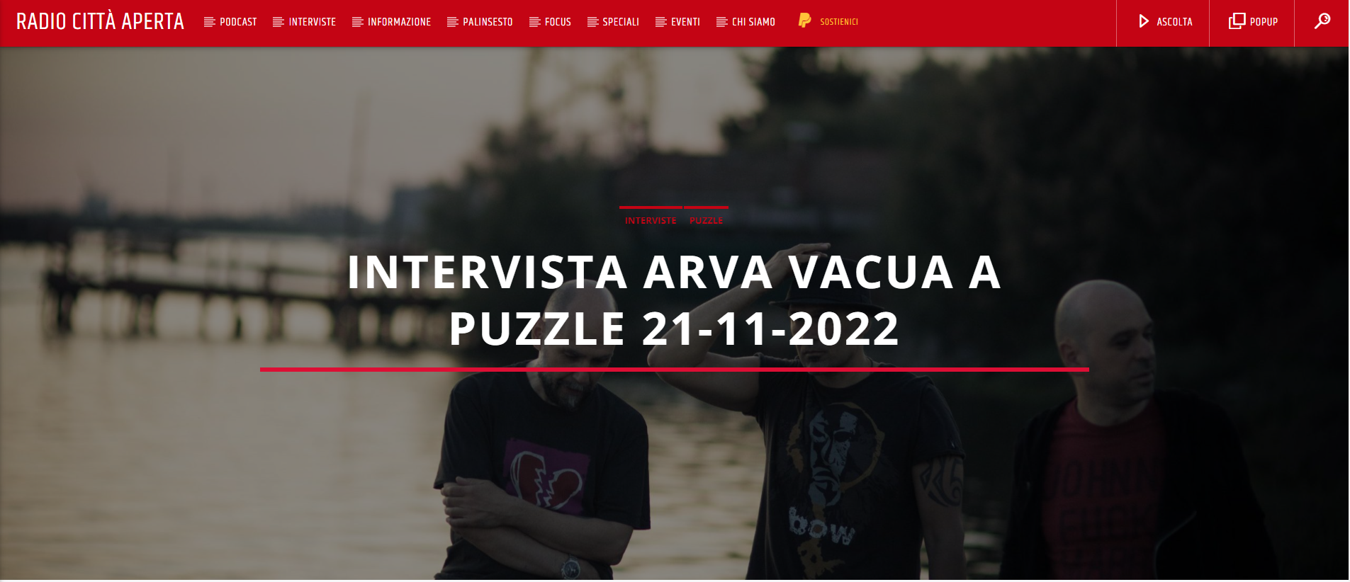 Scopri di più sull'articolo Intervista Radio Città Aperta