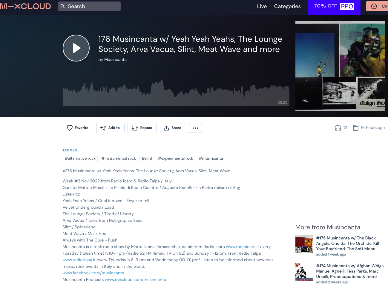 Scopri di più sull'articolo Podcast RadioIcaro Musincanta